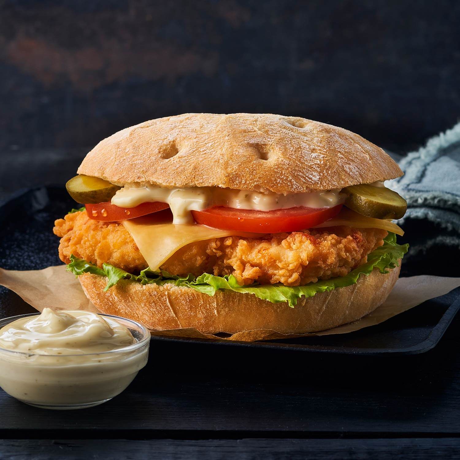 Cheese Chicken Burger