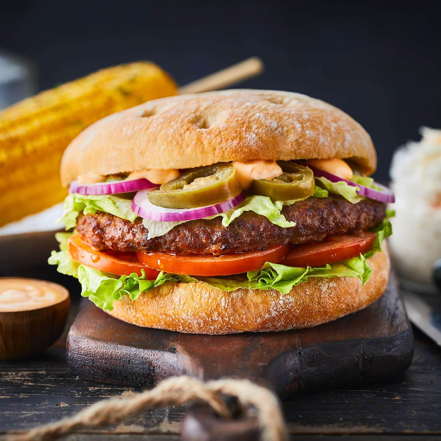 Jalapeño Burger Menu