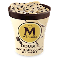 Magnum White Double Chocolate & Cookies